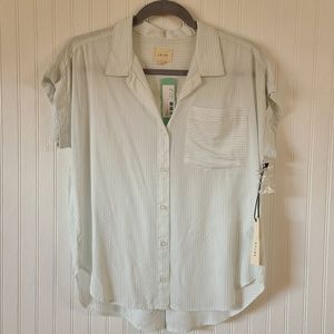 ID:23 Lomina One Pocket Top, White, Medium